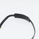 PRADA Hand Bag Canvas 2way Black Gold Auth ka3289V-16