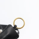 PRADA Hand Bag Canvas 2way Black Gold Auth ka3289V-9