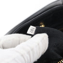 PRADA Hand Bag Canvas 2way Black Gold Auth ka3289V-11