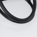 PRADA Hand Bag Canvas 2way Black Gold Auth ka3289V-7