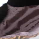 FENDI Zucca Canvas Mamma Baguette Shoulder Bag Brown Black Auth ka3290V-10