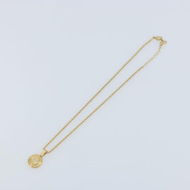 Christian Dior Necklace metal Gold Tone Auth ka3294 - 0