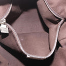 GUCCI GG Canvas Shoulder Bag Beige Silver 145857 Auth ka3305-20