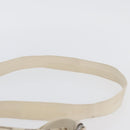 GUCCI GG Canvas Shoulder Bag Beige Silver 145857 Auth ka3305-8