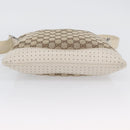 GUCCI GG Canvas Shoulder Bag Beige Silver 145857 Auth ka3305-9