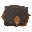 LOUIS VUITTON Monogram Cartouchiere MM Shoulder Bag M51253 LV Auth ka331-1