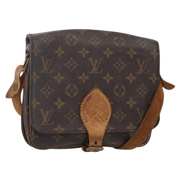 LOUIS VUITTON Monogram Cartouchiere MM Shoulder Bag M51253 LV Auth ka331