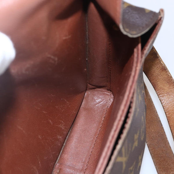 LOUIS VUITTON Monogram Cartouchiere MM Shoulder Bag M51253 LV Auth ka331