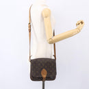 LOUIS VUITTON Monogram Cartouchiere MM Shoulder Bag M51253 LV Auth ka331-24