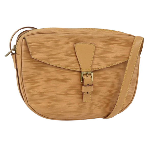 LOUIS VUITTON Epi Jeune Fille MM Shoulder Bag Beige M52156 LV Auth ka3311