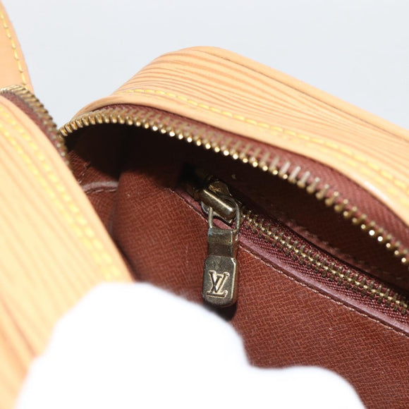 LOUIS VUITTON Epi Jeune Fille MM Shoulder Bag Beige M52156 LV Auth ka3311