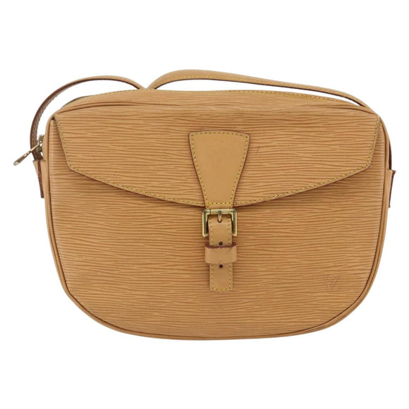 LOUIS VUITTON Epi Jeune Fille MM Shoulder Bag Beige M52156 LV Auth ka3311
