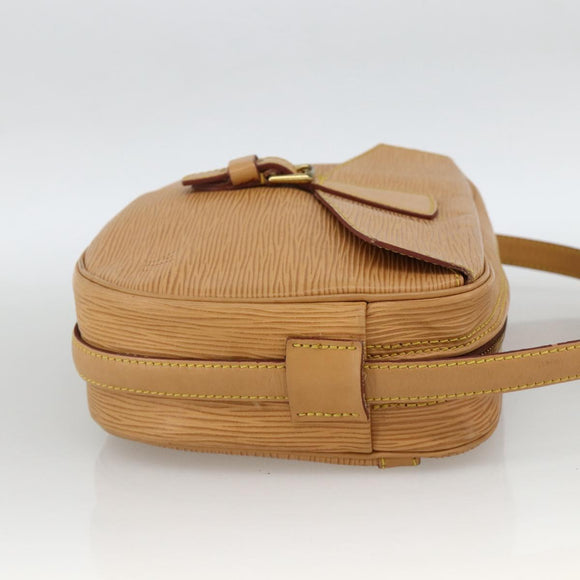 LOUIS VUITTON Epi Jeune Fille MM Shoulder Bag Beige M52156 LV Auth ka3311
