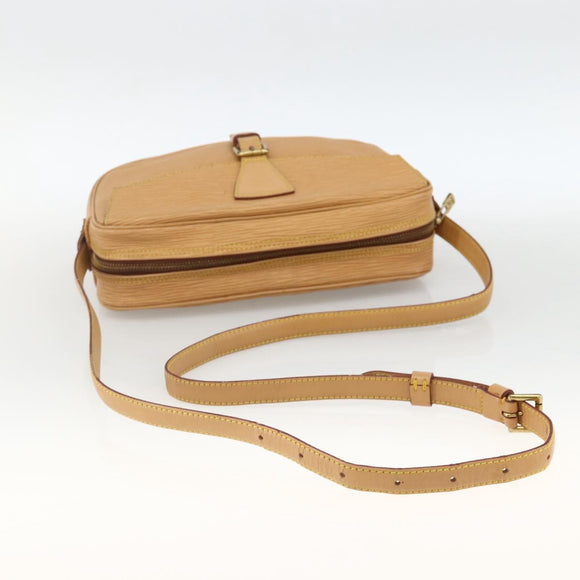 LOUIS VUITTON Epi Jeune Fille MM Shoulder Bag Beige M52156 LV Auth ka3311