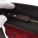 GUCCI GG Canvas Shoulder Bag Gold Red 308930 Auth ka3313-9