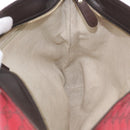 GUCCI GG Canvas Shoulder Bag Gold Red 308930 Auth ka3313-20
