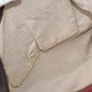 GUCCI GG Canvas Shoulder Bag Gold Red 308930 Auth ka3313-11