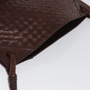BOTTEGA VENETA INTRECCIATO Shoulder Bag Leather Brown Auth ka3314-6