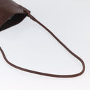 BOTTEGA VENETA INTRECCIATO Shoulder Bag Leather Brown Auth ka3314-7