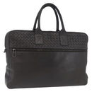 BOTTEGA VENETA INTRECCIATO Hand Bag Leather Brown Auth ka3317-1