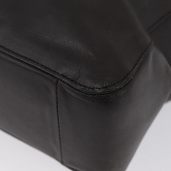 BOTTEGA VENETA INTRECCIATO Hand Bag Leather Brown Auth ka3317