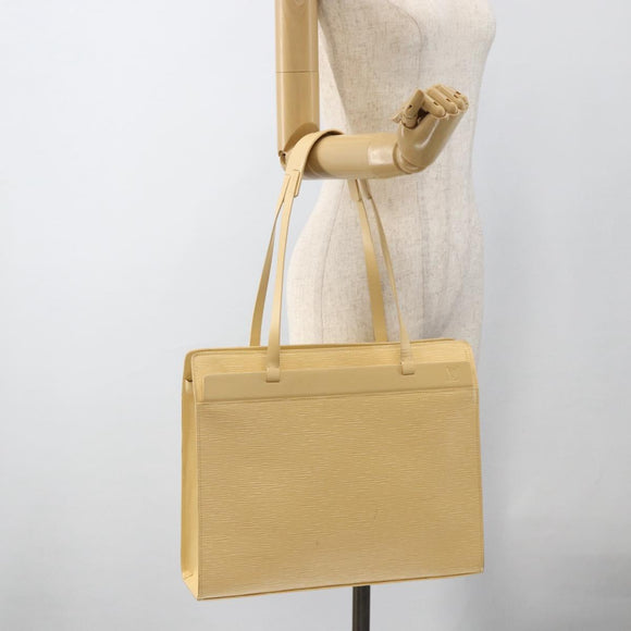 LOUIS VUITTON Epi Croisette GM Tote Bag Vanilla M5250A LV Auth ka3320