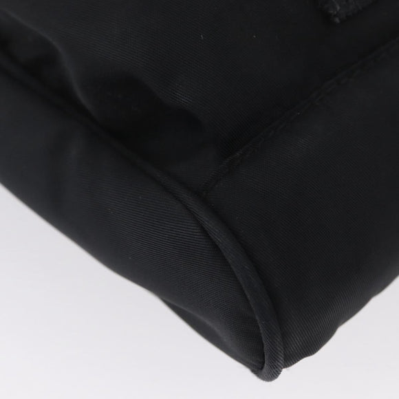 PRADA Shoulder Bag Nylon Black Silver Auth ka3326