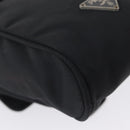 PRADA Shoulder Bag Nylon Black Silver Auth ka3326-16