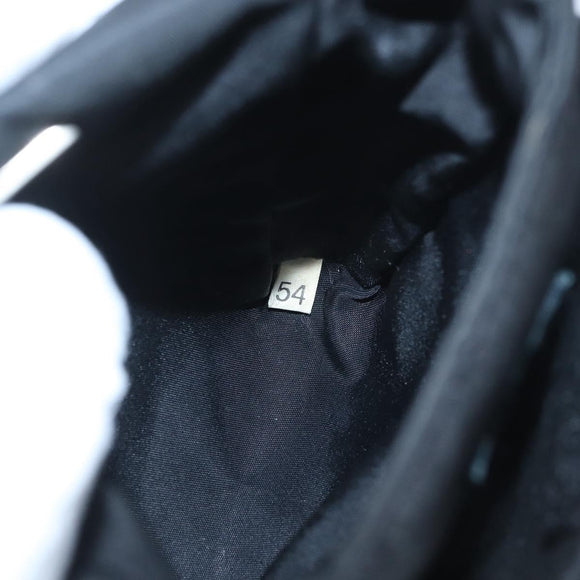 PRADA Shoulder Bag Nylon Black Silver Auth ka3326