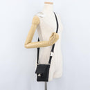 PRADA Shoulder Bag Nylon Black Silver Auth ka3326-23