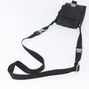 PRADA Shoulder Bag Nylon Black Silver Auth ka3326-7