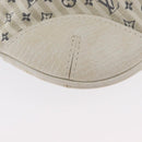 LOUIS VUITTON Monogram Mini Lin Croisette Marina PM Bag Blue M95494 Auth ka3338A-16