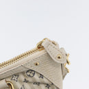 LOUIS VUITTON Monogram Mini Lin Croisette Marina PM Bag Blue M95494 Auth ka3338A-10