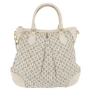 LOUIS VUITTON Monogram Mini Lin Croisette Marina PM Bag Blue M95494 Auth ka3338A-13