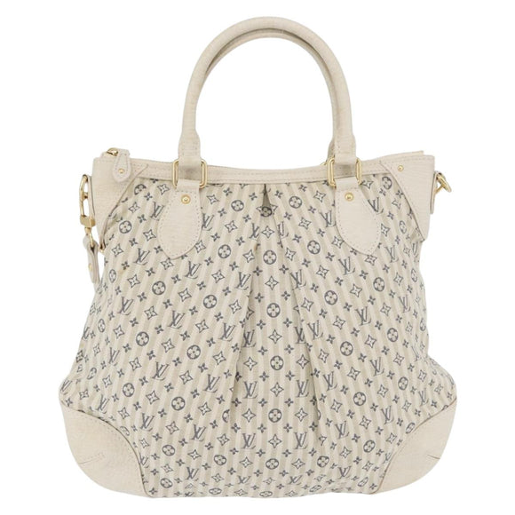 LOUIS VUITTON Monogram Mini Lin Croisette Marina PM Bag Blue M95494 Auth ka3338A