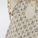 LOUIS VUITTON Monogram Mini Lin Croisette Marina PM Bag Blue M95494 Auth ka3338A-2
