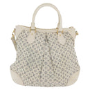 LOUIS VUITTON Monogram Mini Lin Croisette Marina PM Bag Blue M95494 Auth ka3338A-3