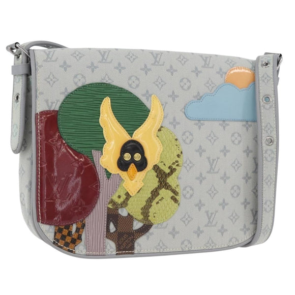 LOUIS VUITTON Monogram Mini Musette Comte De Fée Bag Gray M92279 LV Auth ka3339V