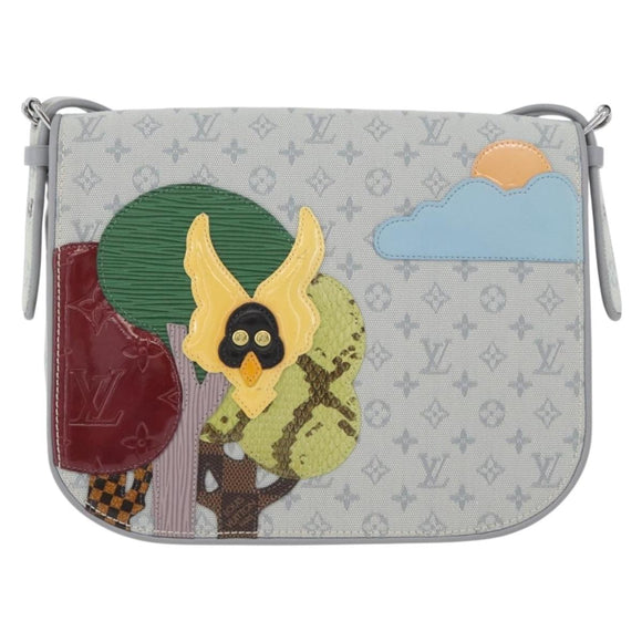 LOUIS VUITTON Monogram Mini Musette Comte De Fée Bag Gray M92279 LV Auth ka3339V