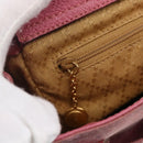 GUCCI Bamboo Hand Bag Suede Pink Gold 000 123 0316 Auth ka334-17