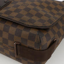 LOUIS VUITTON Damier Ebene Brooklyn MM Shoulder Bag N51211 LV Auth ka3342-9