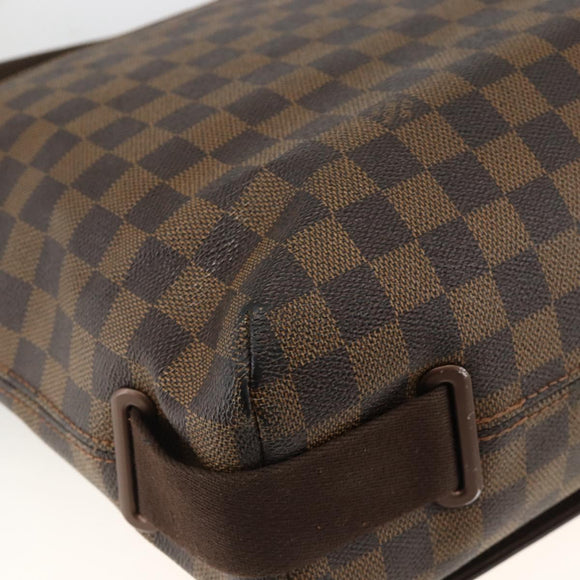 LOUIS VUITTON Damier Ebene Brooklyn MM Shoulder Bag N51211 LV Auth ka3342
