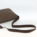 LOUIS VUITTON Damier Ebene Brooklyn MM Shoulder Bag N51211 LV Auth ka3342-7