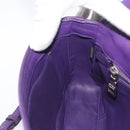 PRADA Chain Shoulder Bag Safiano leather Purple Silver Auth ka3343A-22