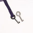 PRADA Chain Shoulder Bag Safiano leather Purple Silver Auth ka3343A-12