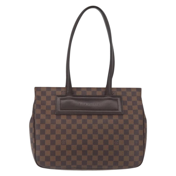 LOUIS VUITTON Damier Ebene Parioli PM Tote Bag N51123 LV Auth ka3348