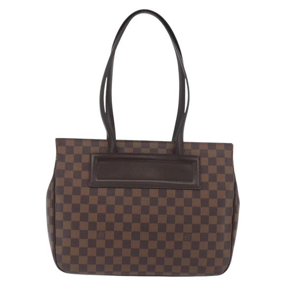 LOUIS VUITTON Damier Ebene Parioli PM Tote Bag N51123 LV Auth ka3348