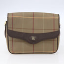 BURBERRY Nova Check Shoulder Bag Canvas 2 Set Beige Auth ka335-11