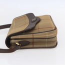 BURBERRY Nova Check Shoulder Bag Canvas 2 Set Beige Auth ka335-13