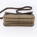 BURBERRY Nova Check Shoulder Bag Canvas 2 Set Beige Auth ka335-15
